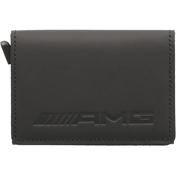 Mercedes-Benz Original Men's Black Nappa Leather Wallet / Passport
